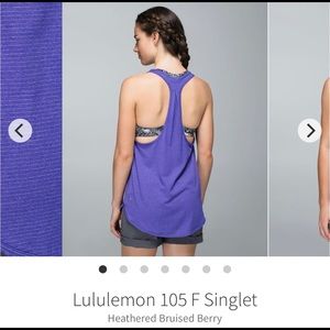 Lululemon | Singlet Bruised Berry